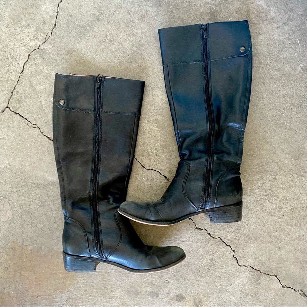 Corso Como Black Knee High Boots (Size 7)